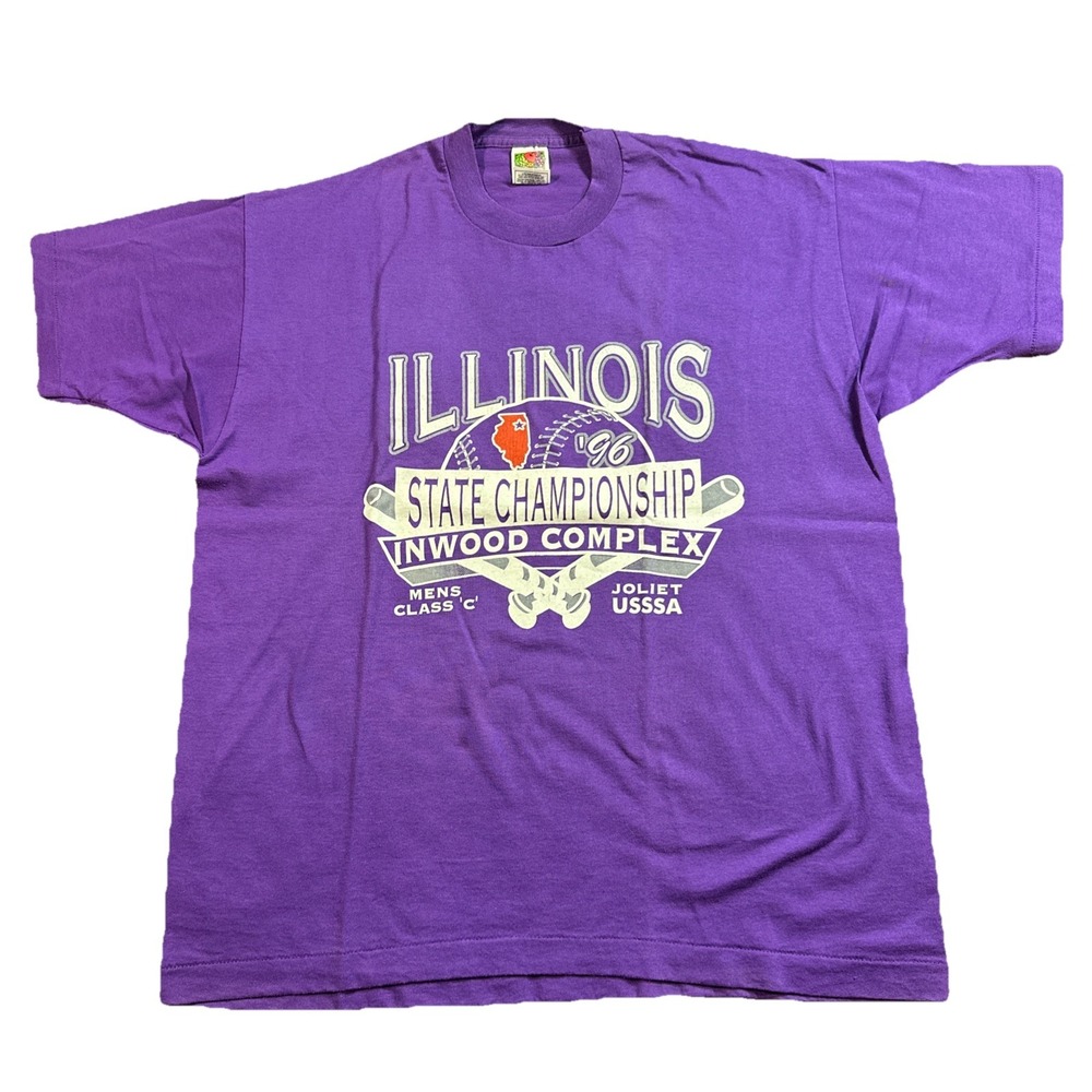 Vintage Fruit Of‎ The Loom Best Illinois State Champions Inwood Complex USA XL